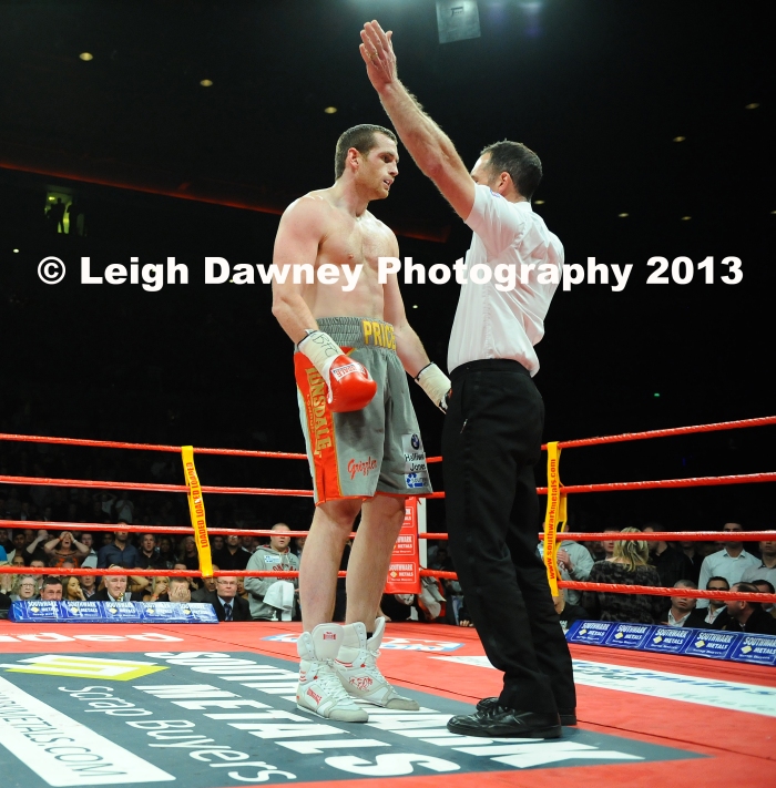 Heavyweight boxing, David Price v Tony Thompson at Liverpool Echo Arena. 23rd February 2013.